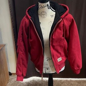 Red Utility Jacket